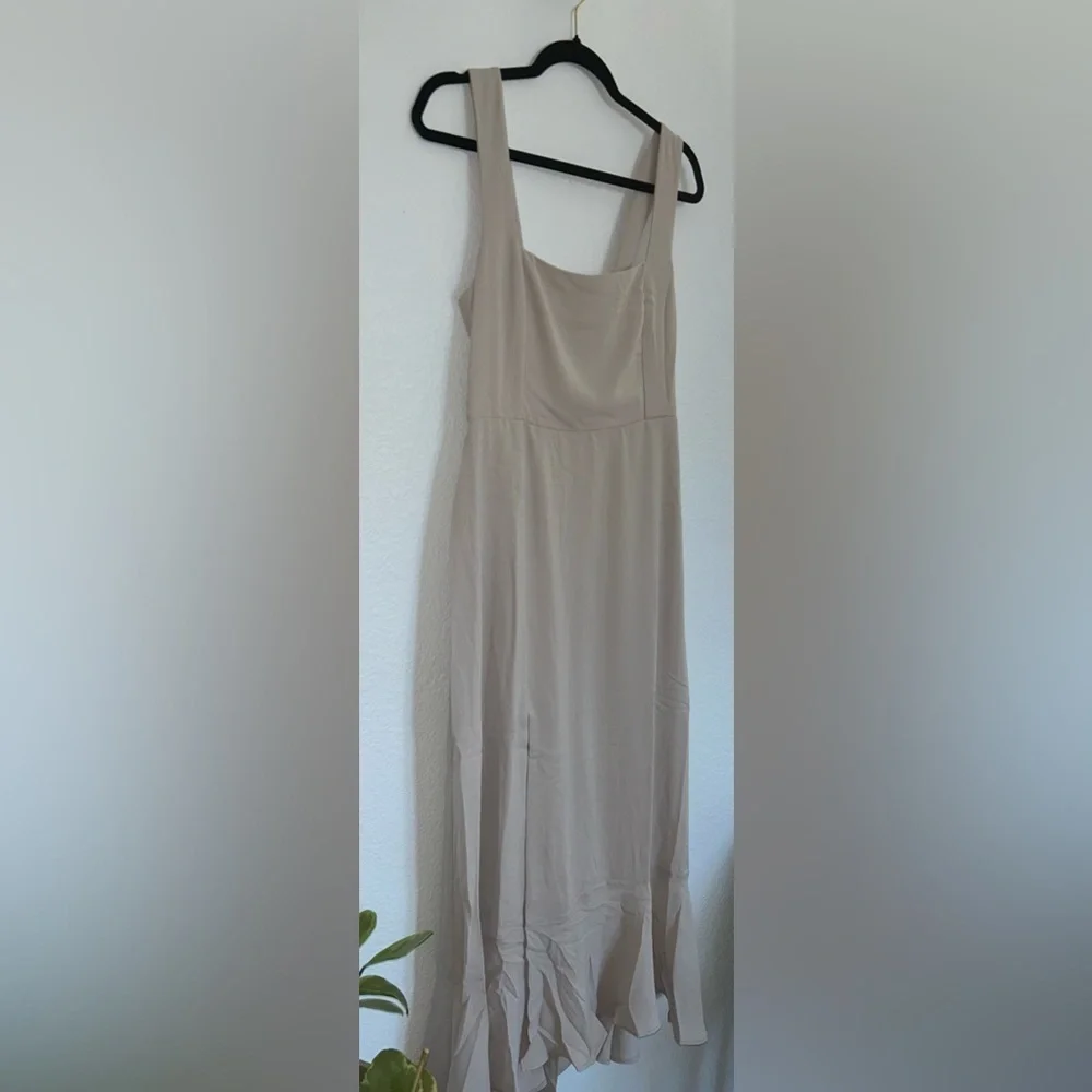 SHOW ME YOUR MUMU Claire Show me the Ring crisp Chiffon Midi Dress Bridesmaid - Picture 8 of 16